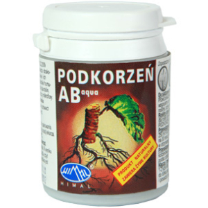 Podkorzeń AB auqa 20ml Himal wygląd opakowania