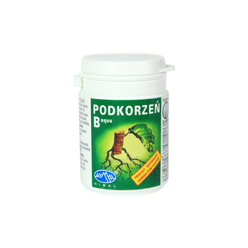 Podkorzeń B auqa 20ml Himal wygląd opakowania