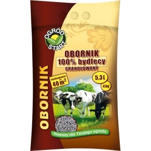 OBORNIK BYDLĘCY granulowany 4kg 5,3L - OGRÓD STARTwygląd opakowania