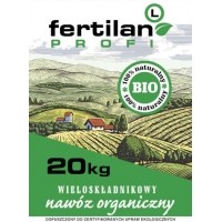 FERTILAN L nawóz organiczny UNIWERSALNY 20kg - Certyfikowany nawóz ekologiczny