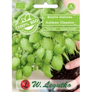 BIO Bazylia właściwa Italiano Classico (0,5 g) - W. Legutko