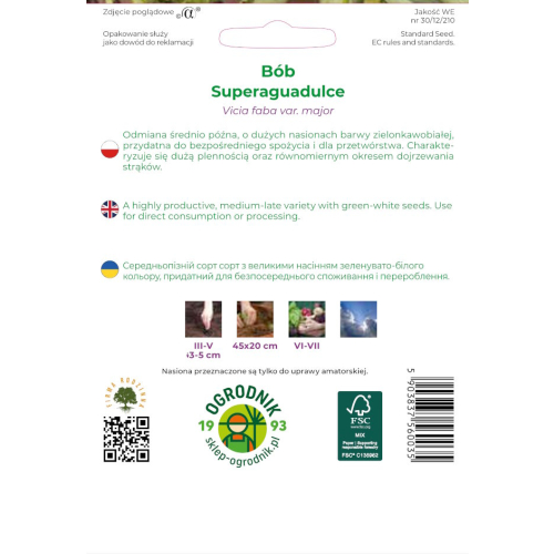 BIO BÓB SUPERAGUADULCE nowe opakowanie tył