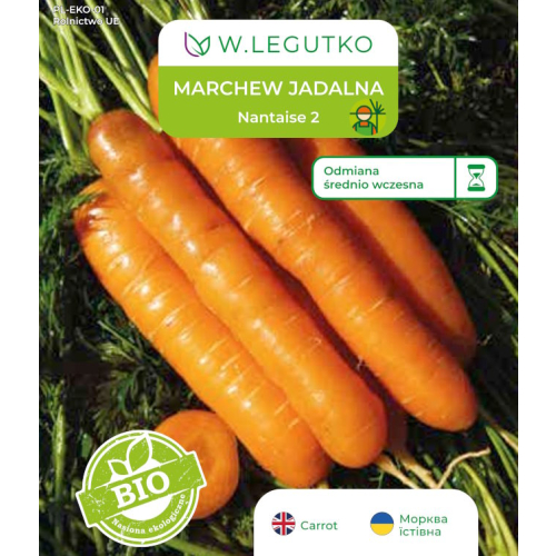 BIO MARCHEW NANTAISE 2 przycięte opakwoanie przód