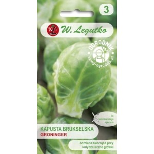 KAPUSTA Brukselska GRONINGER W. Legutko opakowanie przód