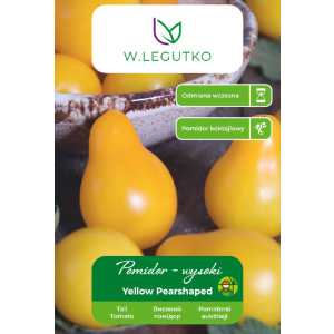 Pomidor Yellow Pearshaped opakowanie nowe przód przycięte