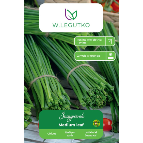 Szczypiorek Medium Leaf przycięte opakowanie przód