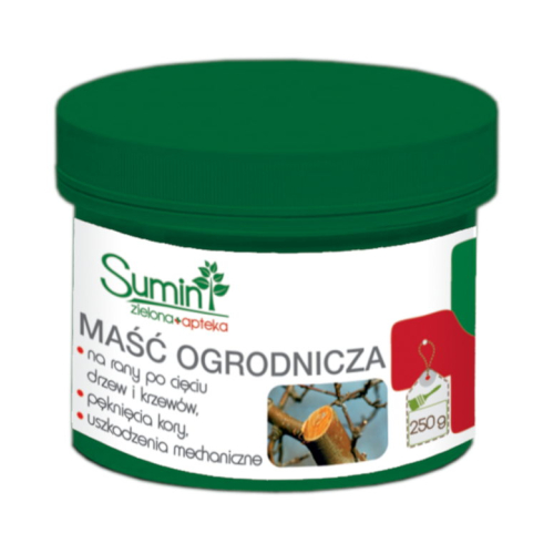 Maść ogrodnicza półpłynna 150g Sumin wygląd opakowania