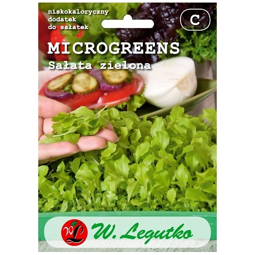 SAŁATA zielona 1,5g - Microgreens - W. LEGUTKO
